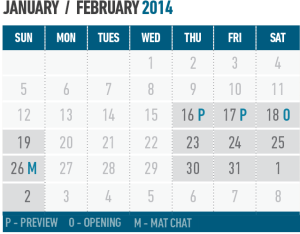 Production calendar Production calendar