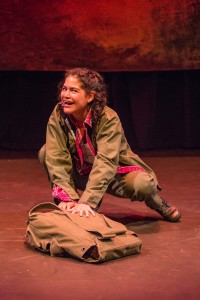 Nelda Reyes in "The War in Heaven" in Profile Theatre's FESTIVAL OF ONE ACTS running September 3-8, 2014. Photo by David Kinder. 
